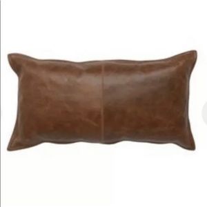 Kosas Home Cheyenne Leather 14” x 26” Throw Pillow